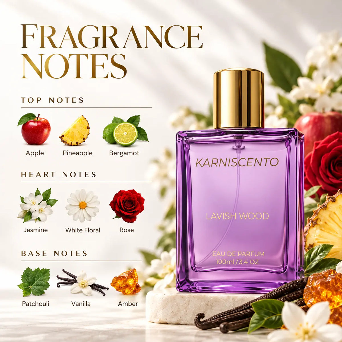 Crystal White + Lavish Wood – 200 ml Eau de Parfum